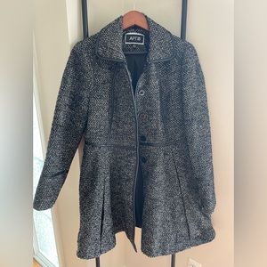 NWT APT 9 Winter Peacoat Black SM